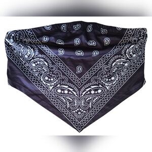 EC SHEIN Women's Printed Asymmetrical Hem Bandeau Bikini